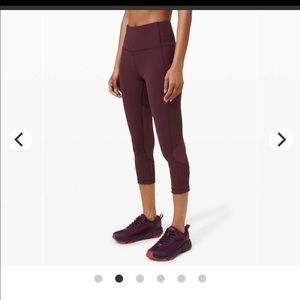 Lululemon Athletica Pace Rival Crop 22”